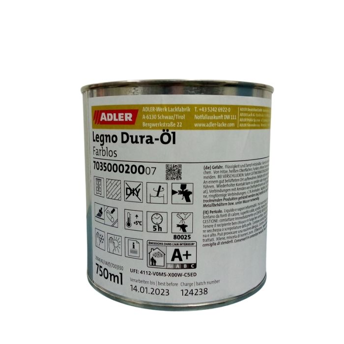 LEGNO DURA-OL FARBLOS 750 ML